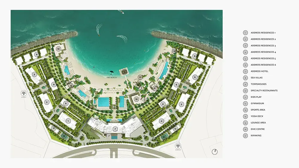 Address Residences Al Marjan Island Master Plan