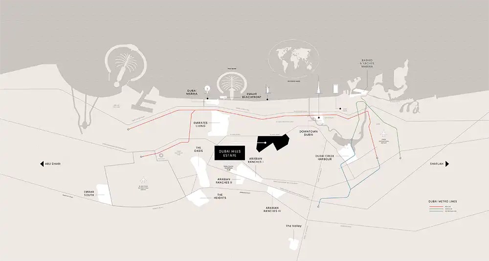 Address Residences DHE location