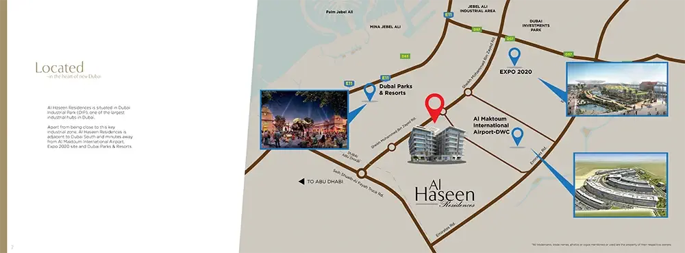 Al Haseen Residences Location