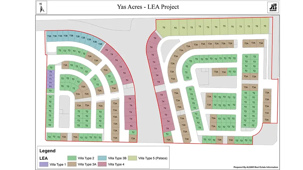 Aldar Lea Yas Island Master Plan