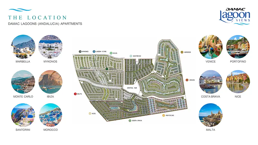 Andalusia at Damac Lagoons Master Plan