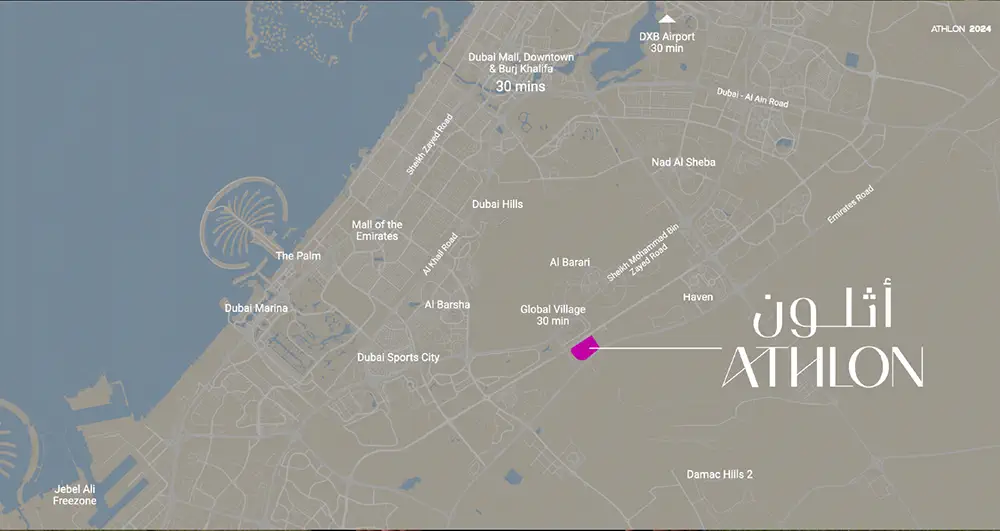 Athlon by Aldar Location