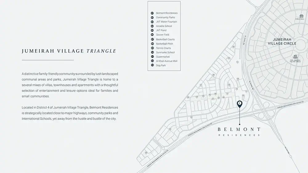 Belmont Residences Location