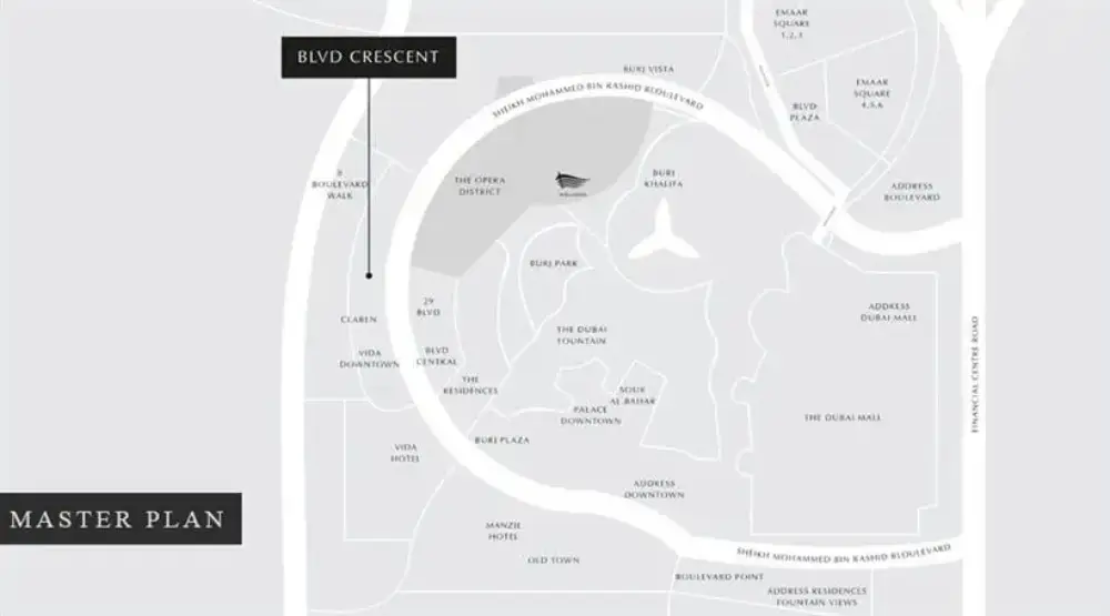 Emaar BLVD Crescent Master Plan