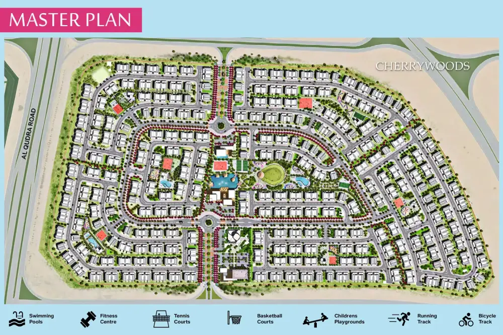 Meraas Cherrywoods Townhouses Master Plan