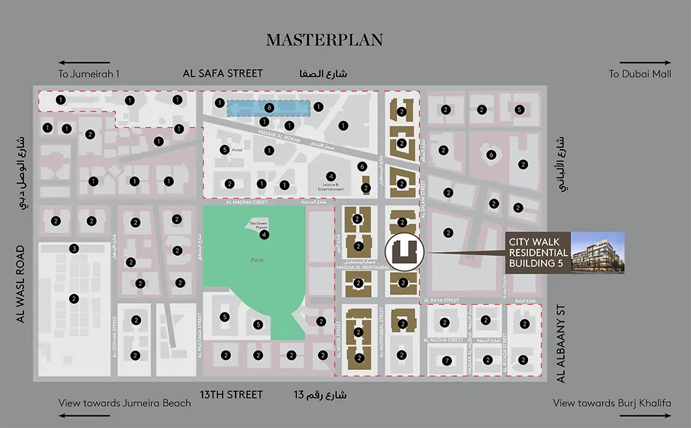 Meraas City Walk Building 5 Master Plan