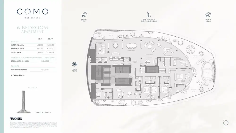 Nakheel Como Residences Master Plan