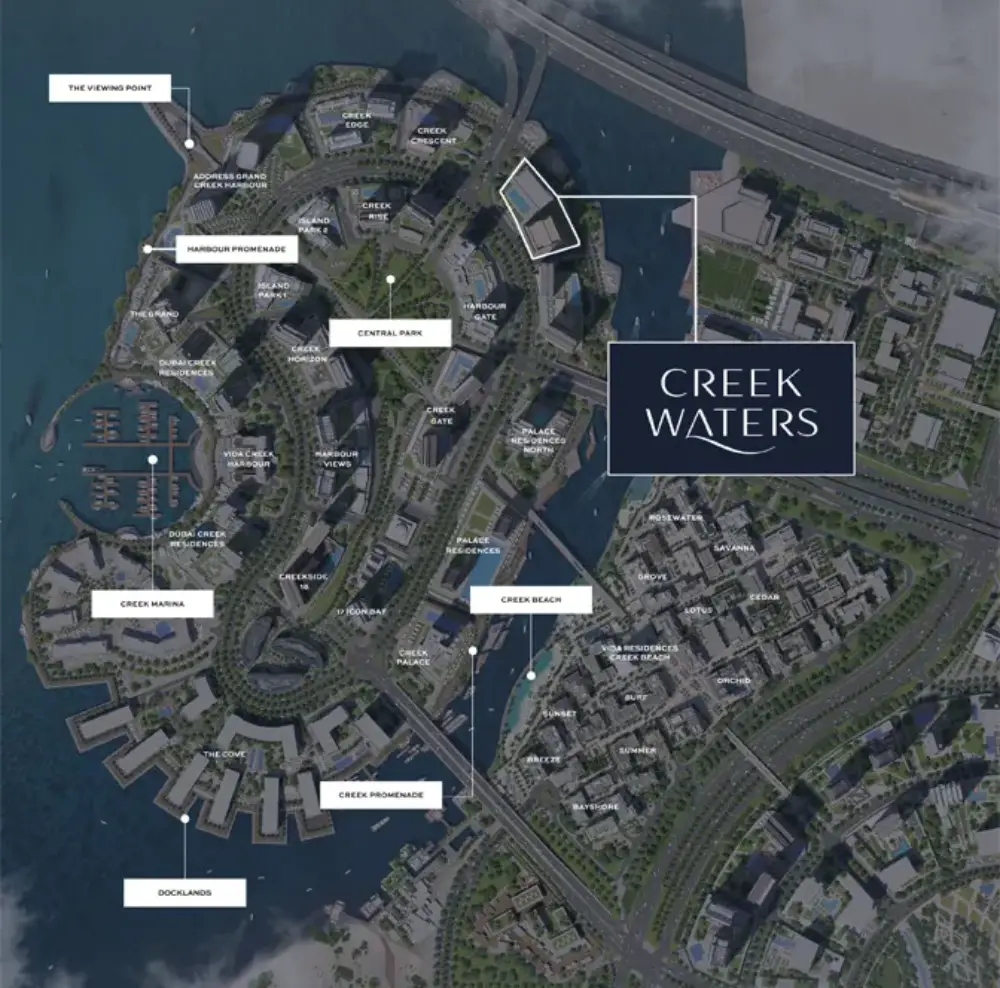 Emaar Creek Waters Apartments Master Plan