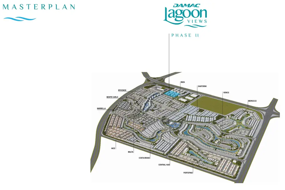 Damac Lagoon Views 2 Master Plan