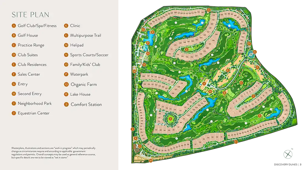 Discovery Dunes Golf Club Master Plan