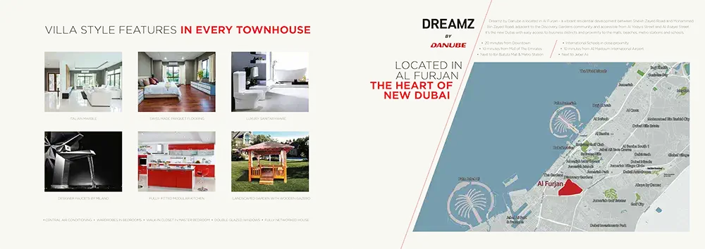 Dreamz Townhouses Location