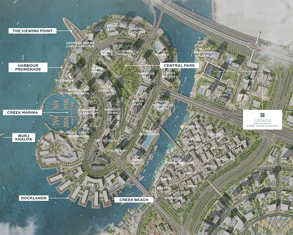 Emaar Address Residences DCH Master Plan