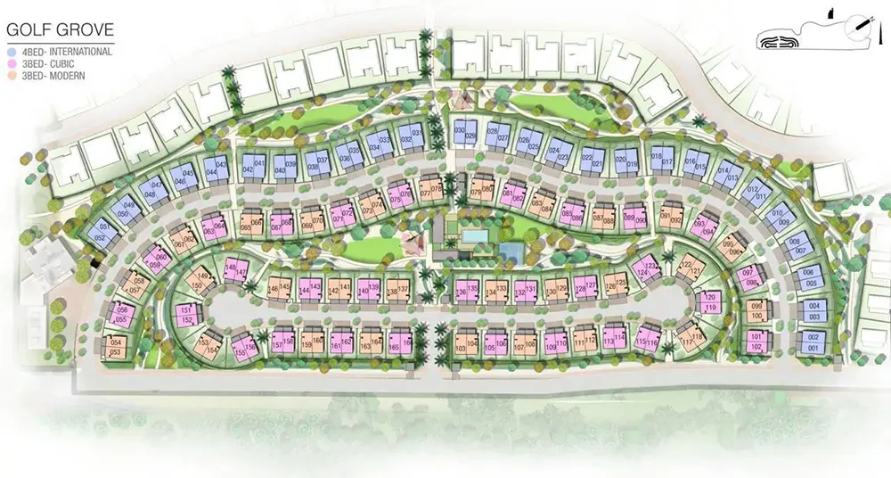 Emaar Golf Grove Villas Master Plan