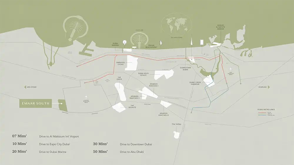 Emaar Greenridge at Emaar South Master Plan