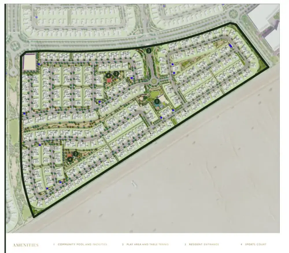 Emaar Maple Townhouses Master Plan