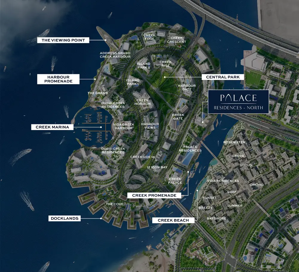 Emaar Palace Residences North Master Plan