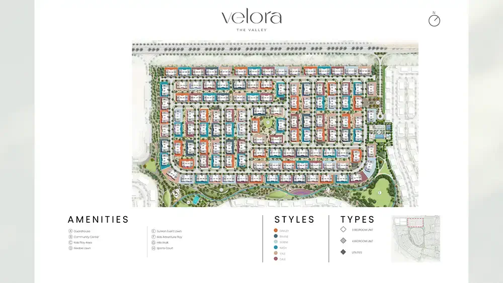 Velora at The Valley 2 Master Plan