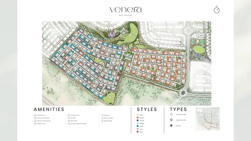 Emaar Venera Townhouses Master Plan