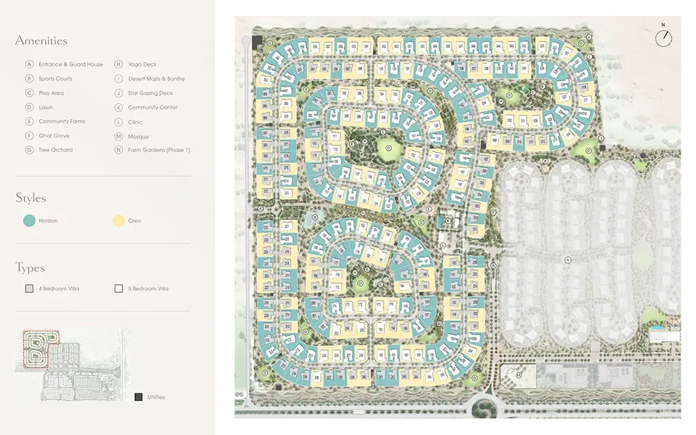 Farm Gardens 3 by Emaar Master Plan