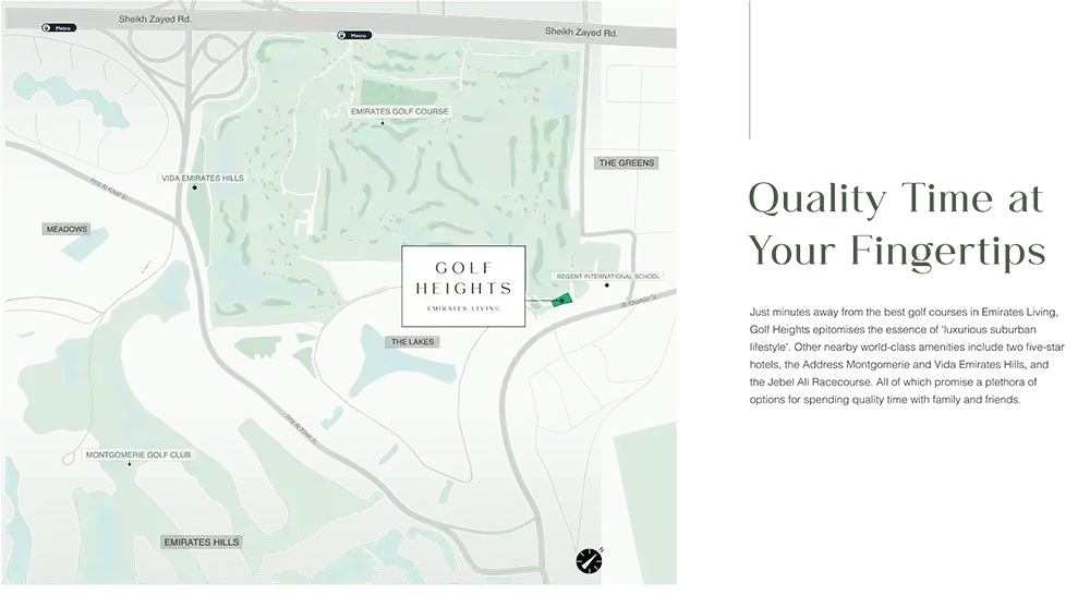 Golf Heights by Emaar Master Plan