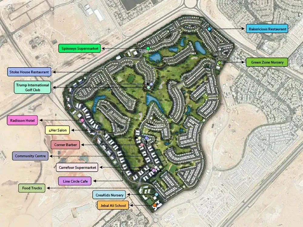 Damac Golf Mansion Master Plan