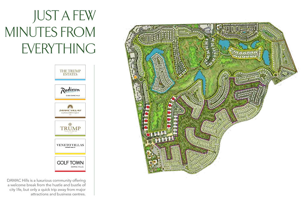 Damac Golf Town Apartments Master Plan