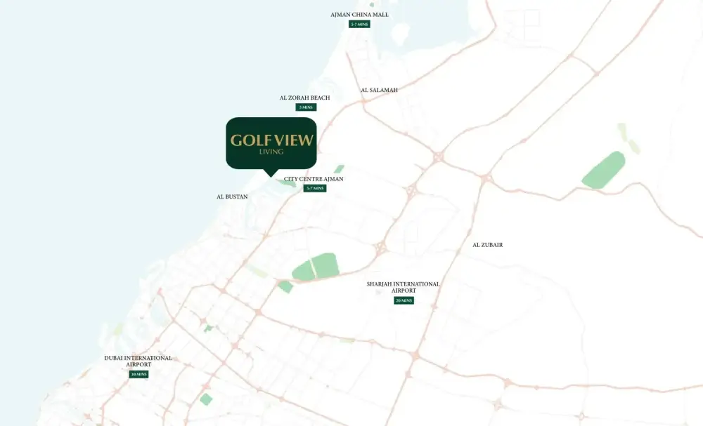 Golf View Living Apartments location