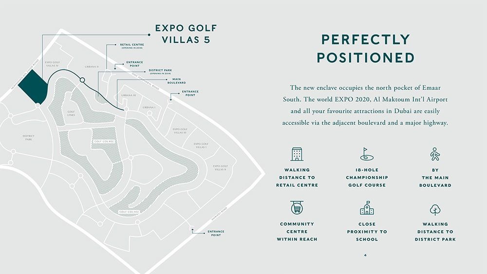 Expo Golf Villas Phase 5 Location