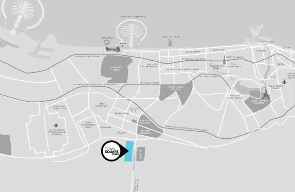 Nshama Hayat Townhouses Location