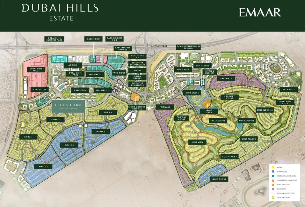 Hills Park Apartments Master Plan