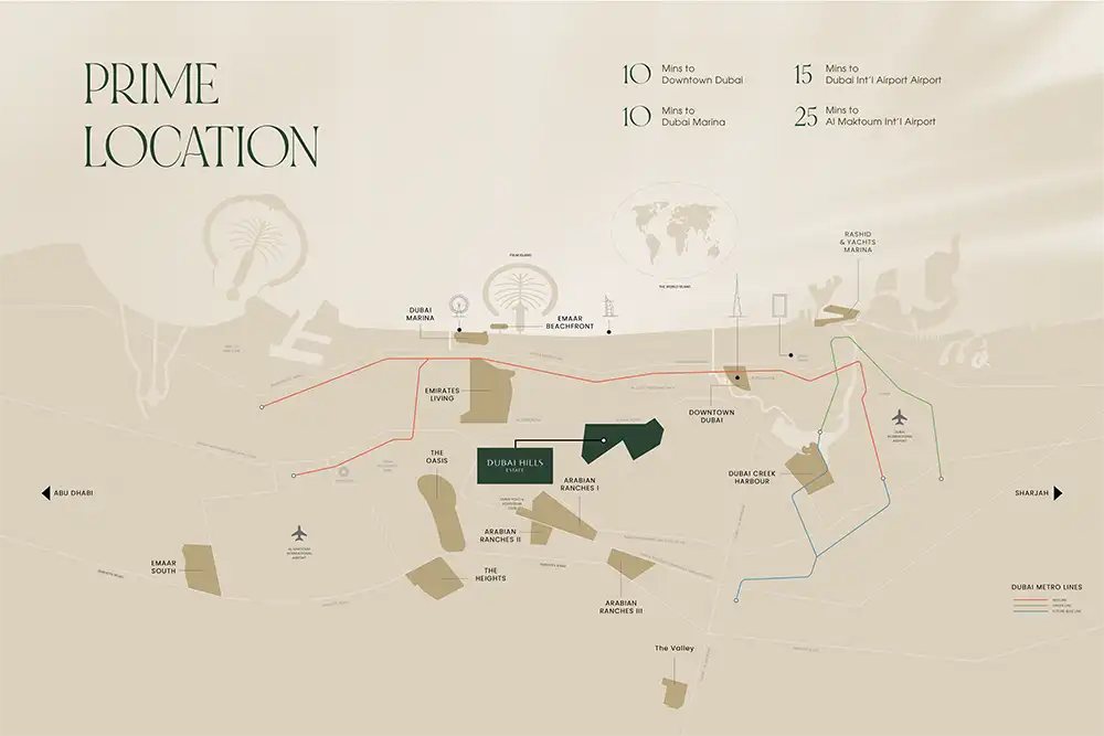 Hillsedge by Emaar Master Plan