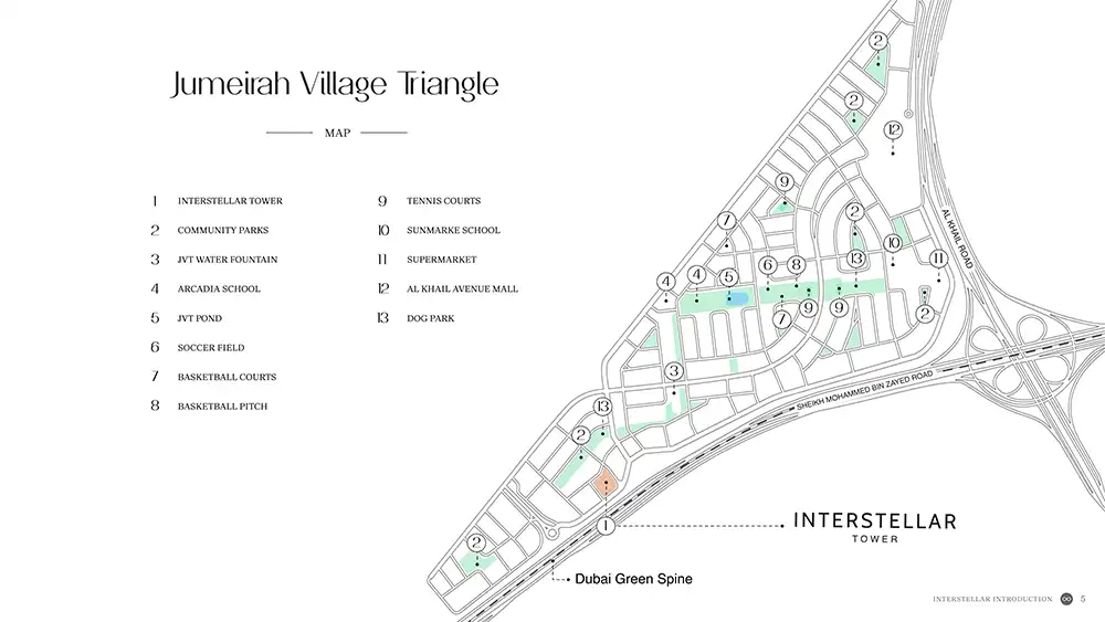 Interstellar Tower in JVT Master Plan