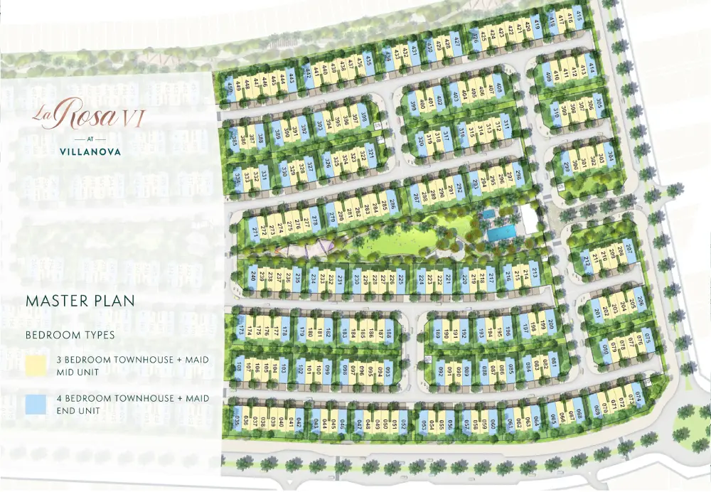 La Rosa VI Townhouses Master Plan