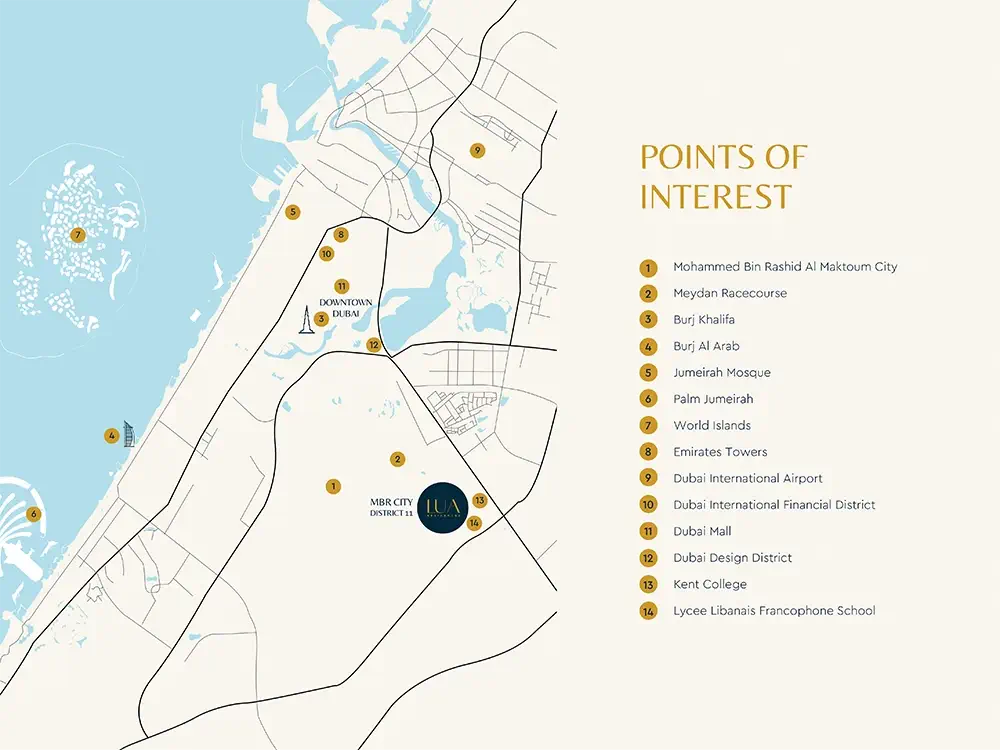 Lua Residences Location