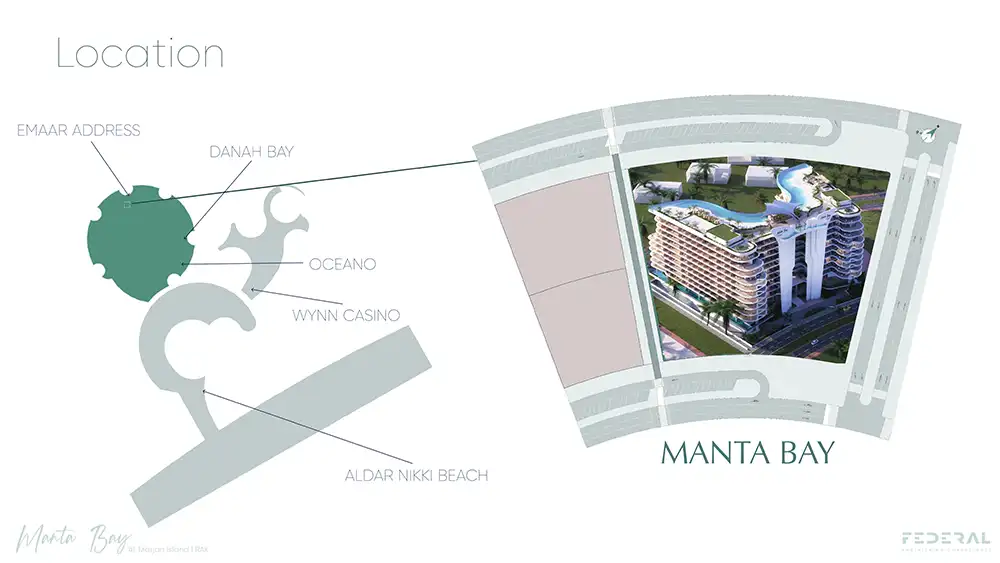 Manta Bay Apartments location