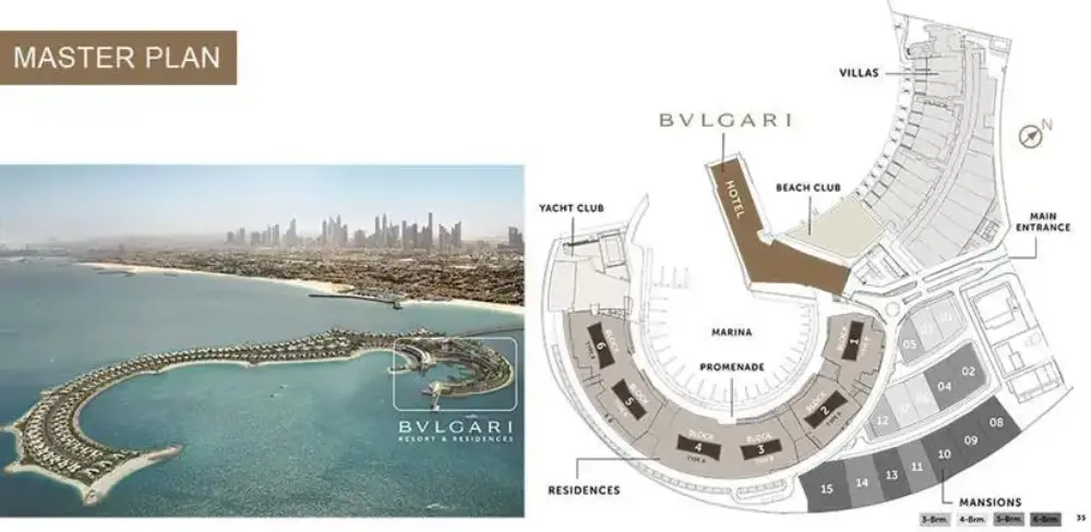 Meraas Bvlgari Mansions Master Plan