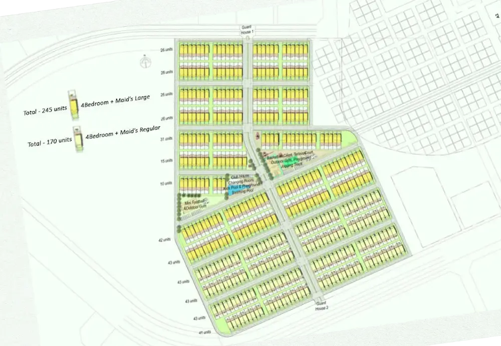 Motor City Hills Townhouses Master Plan