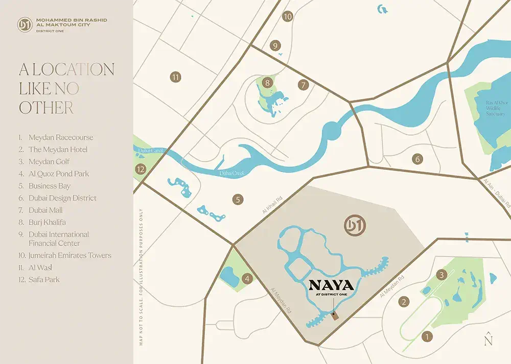 Naya at District One Location