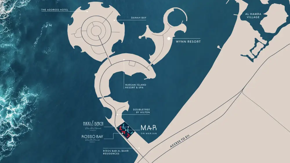 Aldar Nikki Beach Residences location