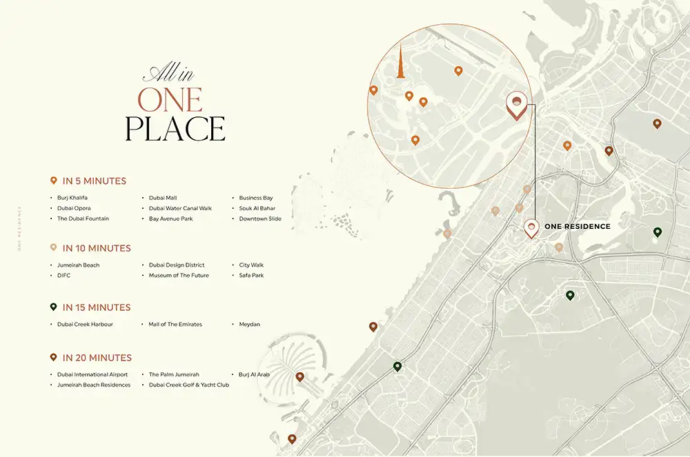 One Residence Dubai Location