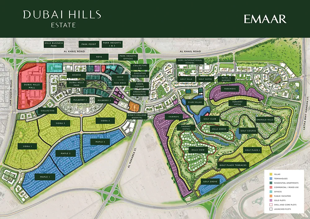 Park Ridge by Emaar Master Plan