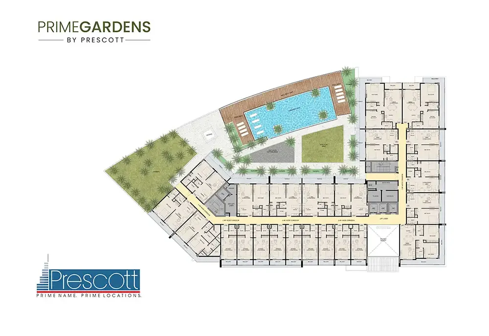 Prime Gardens Apartments Master Plan