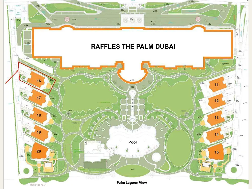 Raffles The Palm Dubai Master Plan