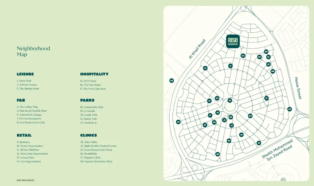 Rise Residences at JVC Location