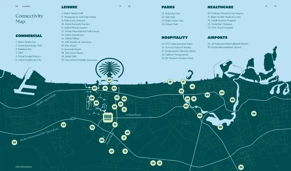 Rise Residences at JVC Master Plan