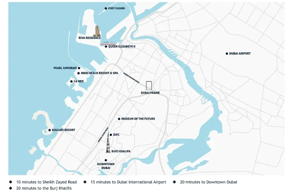 Riva Residence Location