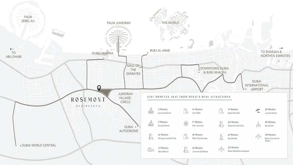 Rosemont Residences Location