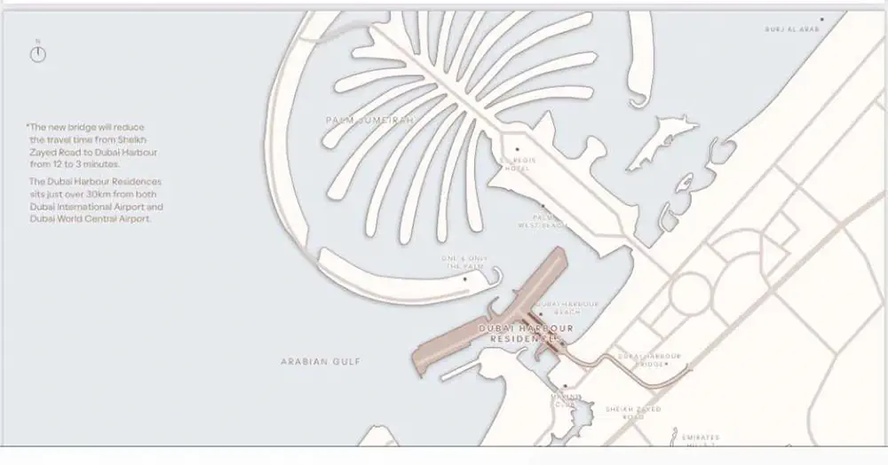 Dubai Harbour Residences by Shamal Master Plan