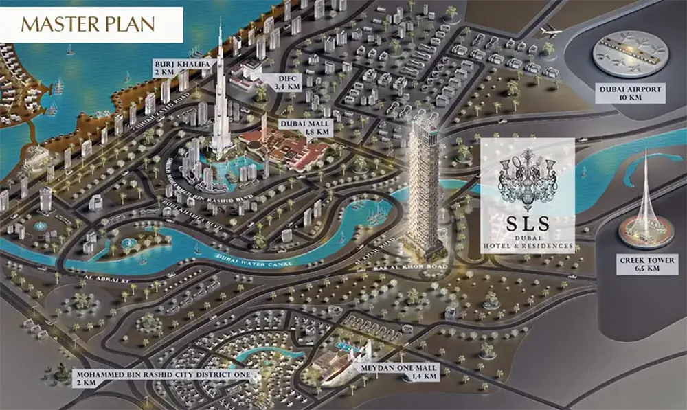 SLS Residences Dubai Master Plan