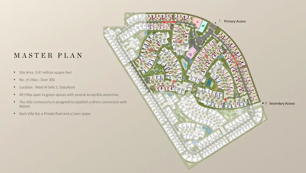 Sobha Reserve Villas Master Plan